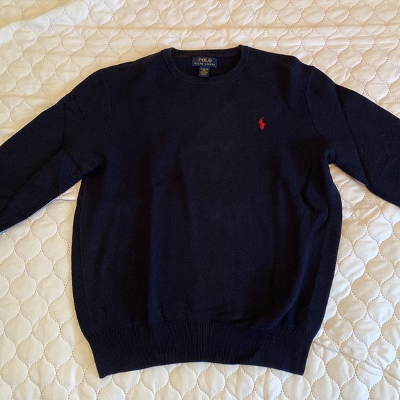 Kids Polo by Ralph Lauren Sweater, Blue, Size = XL (18-20) - Picture 3 of 3